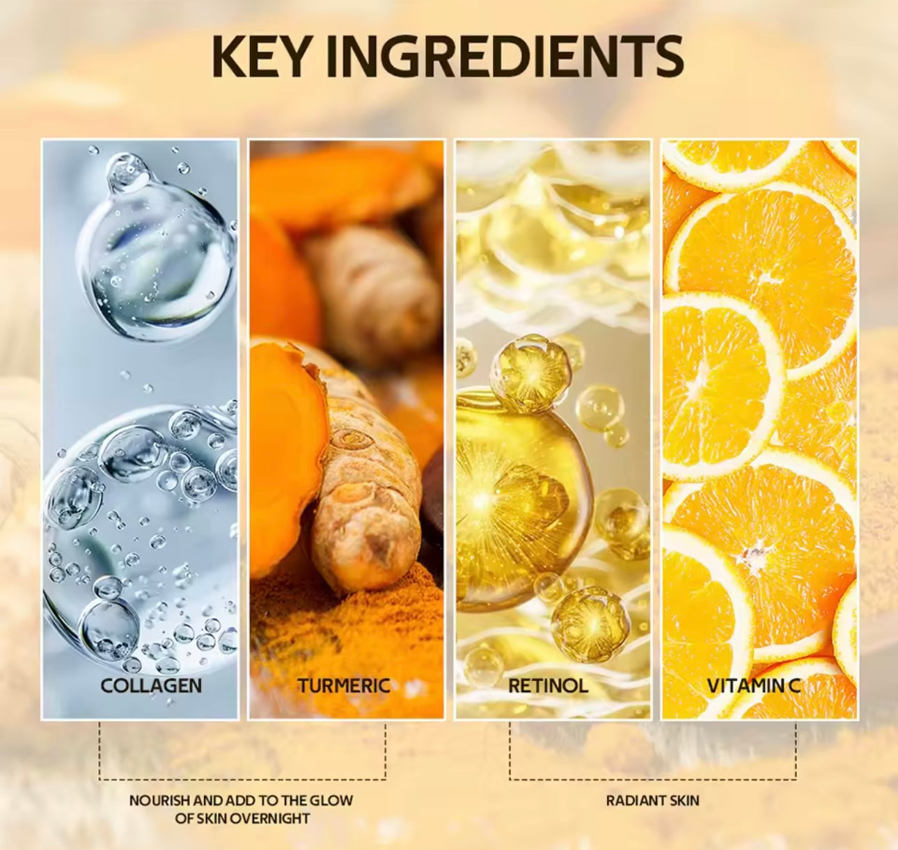 Peel-off Tumeric & Collagen Night Mask