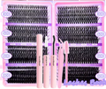 720 Piece DIY Eyelash Cluster Kit with Tweezers, Bond and Seal