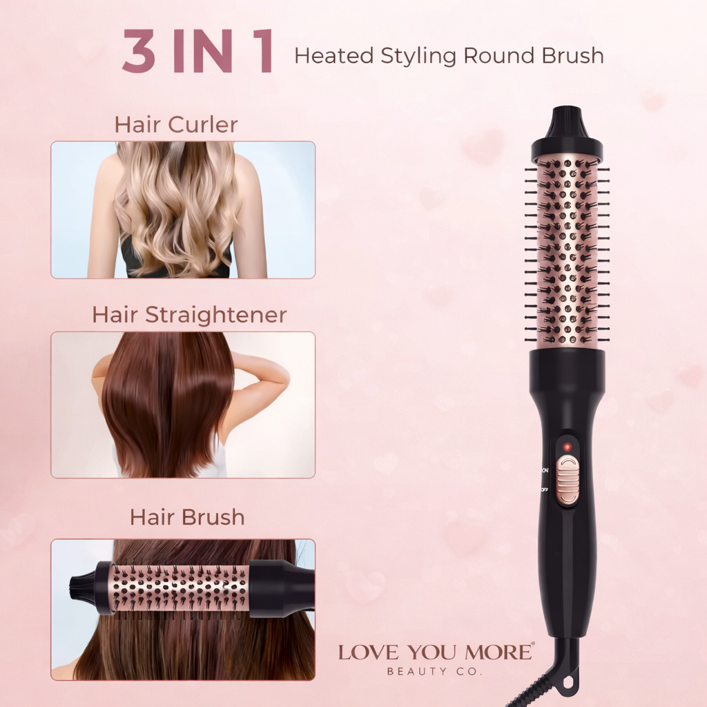 32 MM Round Heated Curling Brush